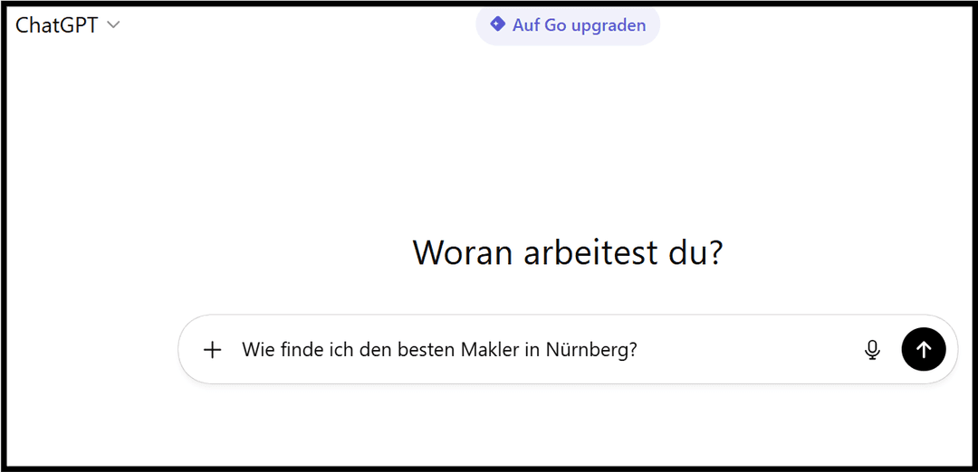 Screenshot von einem Prompt