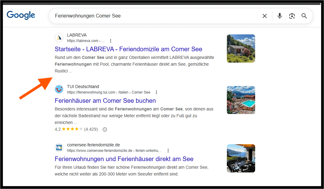 Screenshot einer ChatGPT- oder Googlesuche