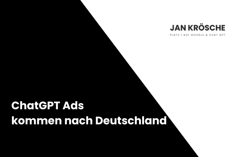 OpenAI ChatGPT Ads kommen nach Deutschland: So bereitest Du Dich vor